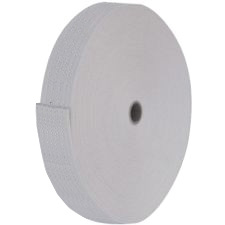 Webbing, Cotton, White, 1.5"x50yd roll